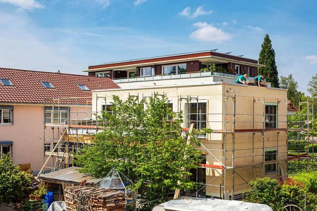 Das Haus an der Qukerstrae 4a in Fre...rt der Baugenossenschaft Familienheim.  | Foto: Familienheim