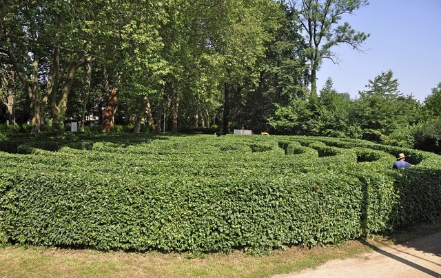 Im Labyrinth soll ein Spielturm entste...allein bis zu 70000 Euro kosten soll.   | Foto: Rainer Ruther