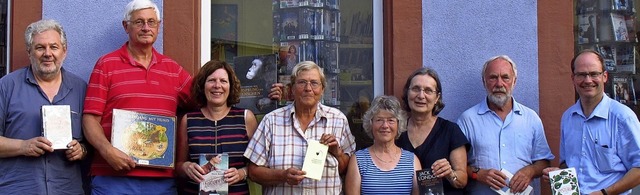 Der Vorstand des Stadtbchereifrderve... Maier-Diehm und Brgermeister Renkert  | Foto: Jutta Schtz