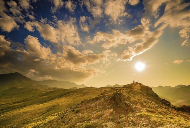 berirdisches Leuchten: Auf dem Sieger...spiration Point in ein goldenes Licht.  | Foto: BIRGIT-CATHRIN DUVAL bcmpress