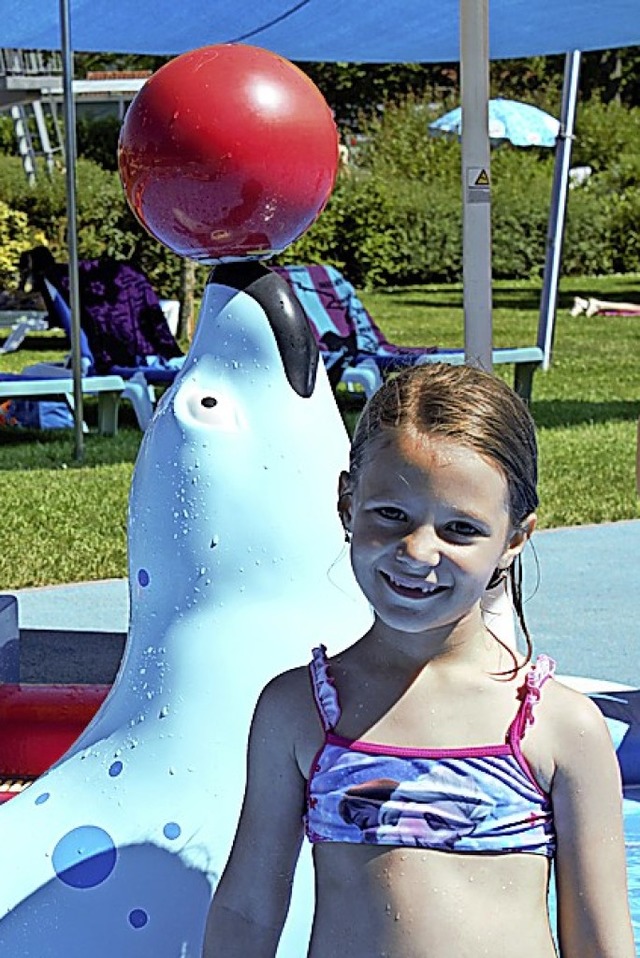 Das Freibad war in den vergangenen Tagen sehr gefragt.   | Foto: Deborah Fritz