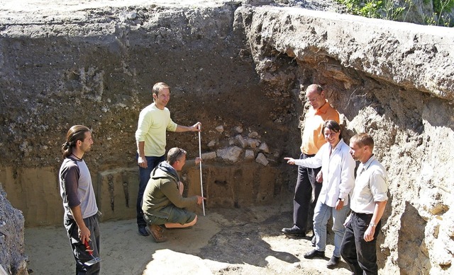 2006 wurde bei  Grabungen auf dem Brei...des  sptrmischen Kastells entdeckt.   | Foto: Ulrike Ehrlacher-Drfler
