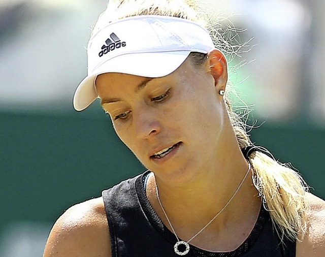 Verloren: Angelique Kerber  | Foto: Gareth Fuller (dpa)