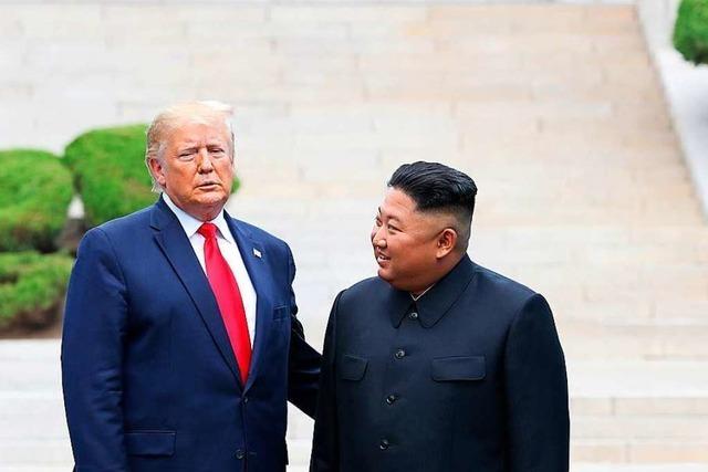 Trump betritt als erster US-Präsident nordkoreanischen Boden