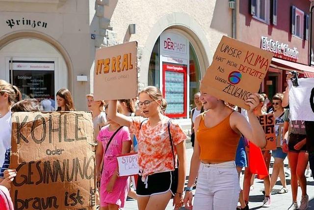 Fridays for Future in Lahr: Demonstranten blockieren Bundesstrae