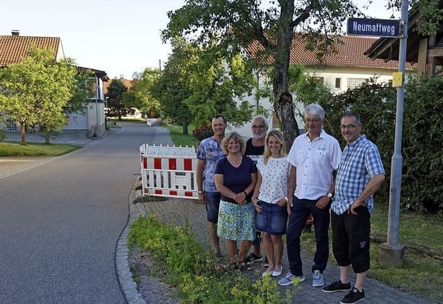 Stolz auf verwirklichte Projekte: Ralf...machten sich auf eine Tour de Rotzel.   | Foto: Hans-Jrgen Sackmann