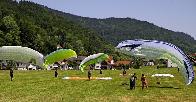 Fliegerfest beim Melcherlehof in Prechtal.   | Foto: Daniel Fleig