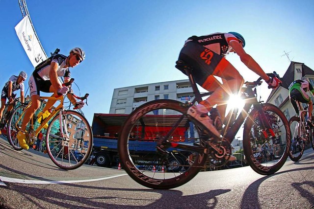 Am Samstag heit es  wieder Radrennen wieder durch die Stadt.  | Foto: Kristoff Meller
