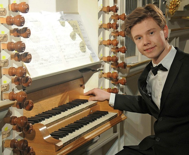 Sebastian Heindl spielt zum Auftakt de...h, Brahms und eigene Improvisationen.   | Foto: Heindl