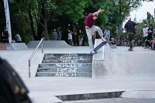 Am Samstag gibt es einen Skatecontest im Dietenbachpark