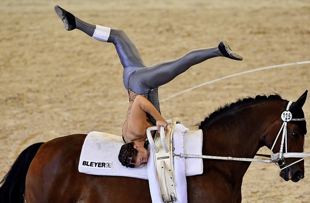 Das Bild zeigt die Deutsche Corinna Kn...sie eine Silbermedaille gewonnen hat.   | Foto: Uwe Anspach