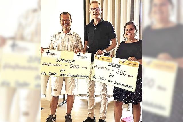 1000 Euro fr die Opfer der Brnde