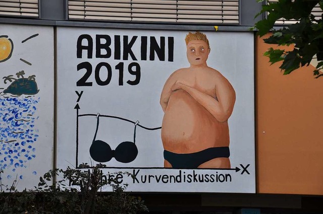 ABIkini 2019 &#8211; 12 Jahre Kurvendiskussion&#8220; ist das aktuelle Abi-Logo.  | Foto: Nicolai Kapitz