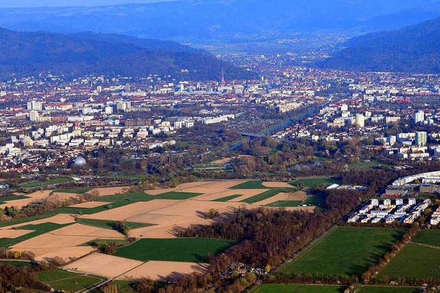 Auf dem Dietenbach-Gelnde entwickelt die Stadt Freiburg einen neuen Stadtteil.  | Foto: Erich Meyer