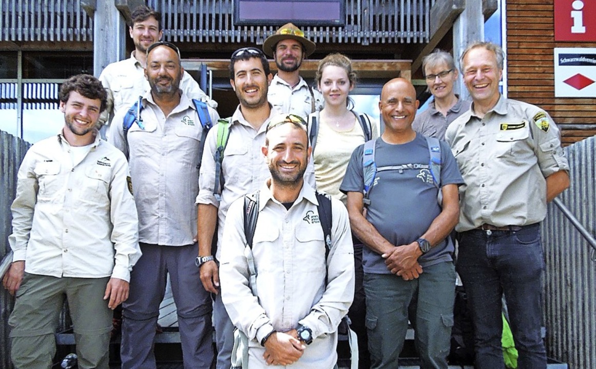 Gruppenbild mit Rangern aus Israel, vo...und dem Naturschutzgebiet Feldberg.     | Foto: Naturschutzzentrum
