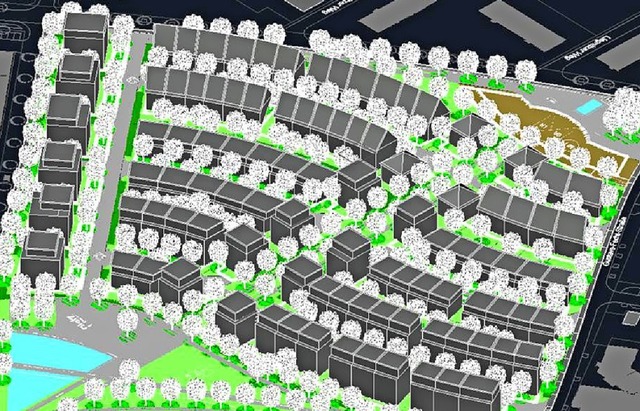 Die Hohe Strae, wie sie aussehen soll...Baugebiet mit hohem Abstimmungsbedarf   | Foto: Stadtverwaltung