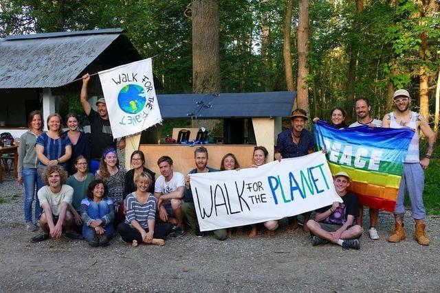 25 Freiburger marschieren ab Samstag nach Barcelona beim Walk for the planet