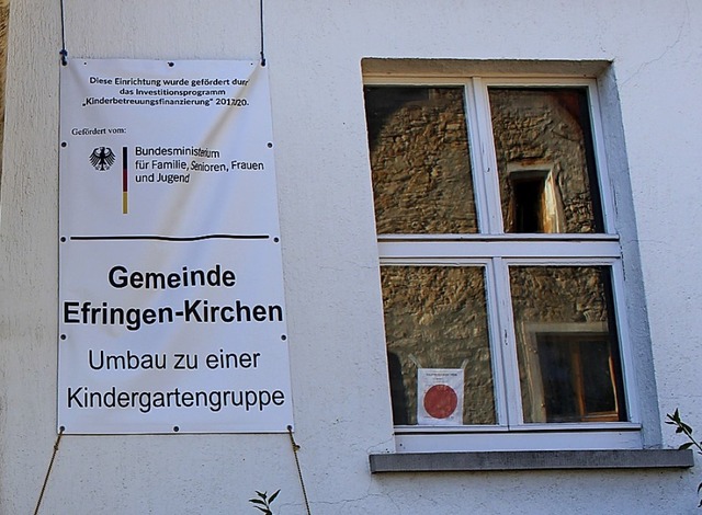 Fr den Ausbau des Huttinger Kindergartens gibt es berraschend  Geld vom Bund.   | Foto: Victoria Langelott