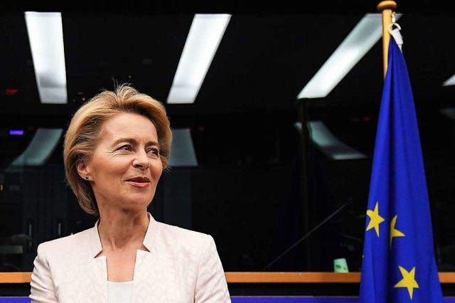 Ursula von der Leyen wurde zur EU-Kommissionsprsidentin nominiert (Archivbild).  | Foto: FREDERICK FLORIN (AFP)