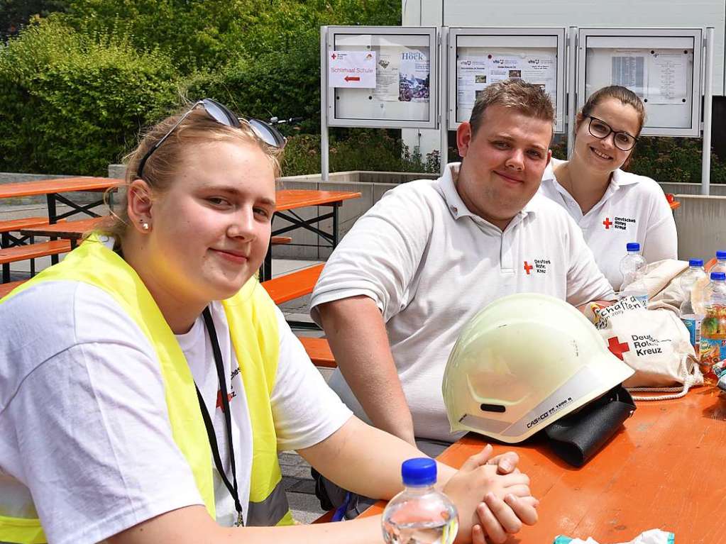 In Grenzach-Wyhlen stellten sich die Teams verschiedener Rot-Kreuz-Verbnde dem 