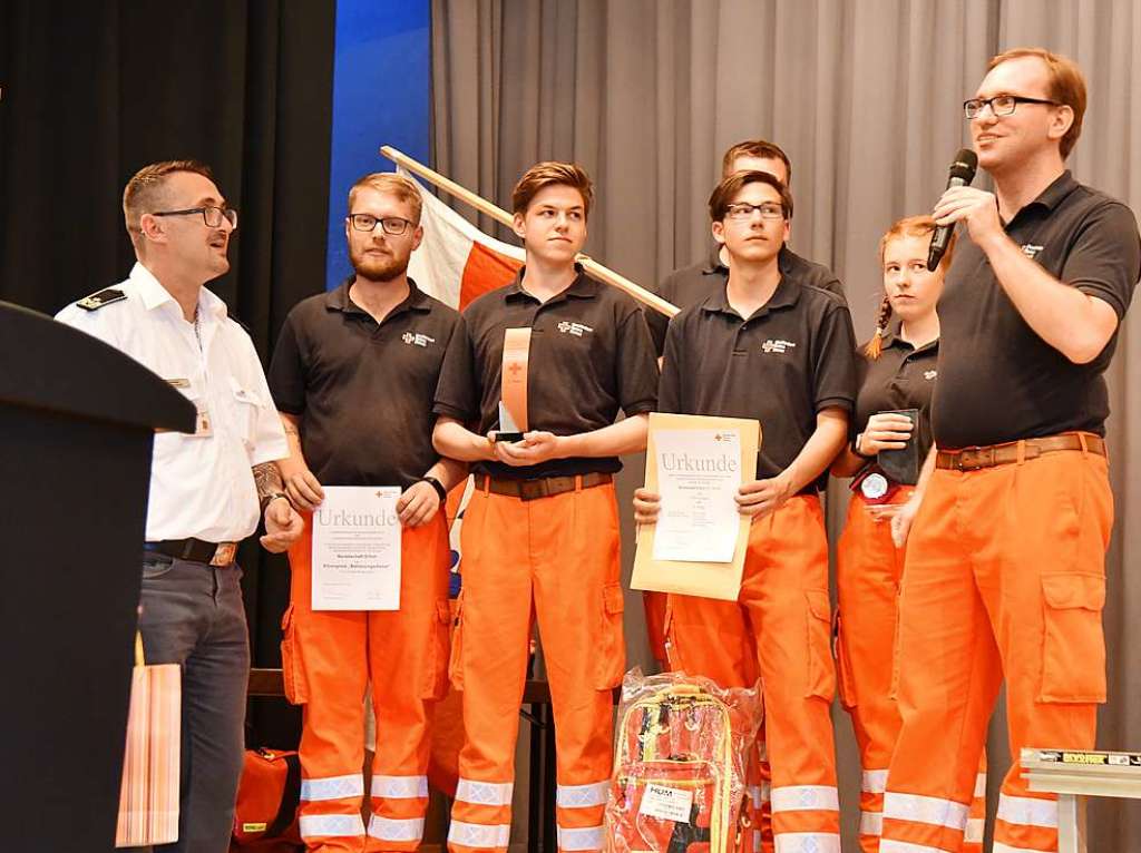 In Grenzach-Wyhlen stellten sich die Teams verschiedener Rot-Kreuz-Verbnde dem 