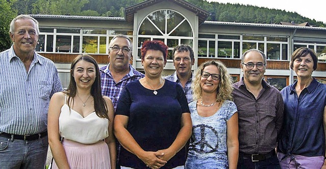Der knftige Ortschaftsrat von Oberpre...(neu), Martin Moser und Regina Disch.   | Foto: Roland Gutjahr
