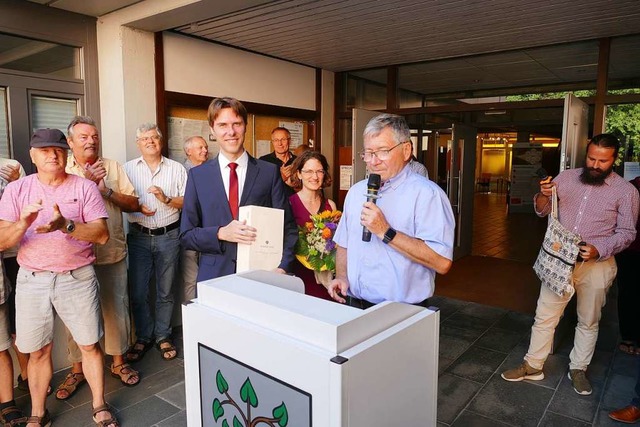 Die Whlerinnen und Whler schicken Ma...olschuh und Partnerin Gabriele Binder.  | Foto: Ralf Burgmaier