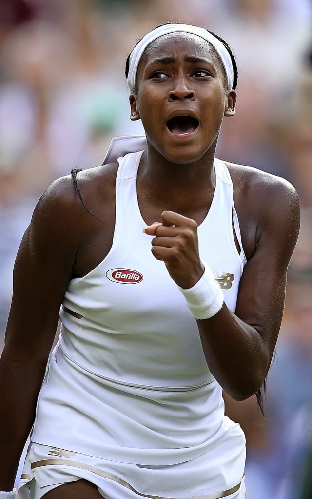 Die 15-jhrige Cori Gauff   | Foto: Steven Paston (dpa)