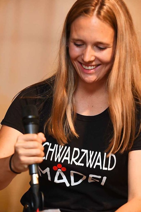 Durchs Programm fhrte Katharina Metzger beim Raitenbucher Sommerfest.  | Foto: Wolfgang Scheu