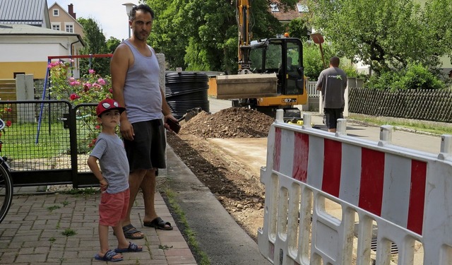 Yusuf Kayakoparan hat eine Menge rger...ert noch mit Querungshilfen versehen.   | Foto: suedkurier