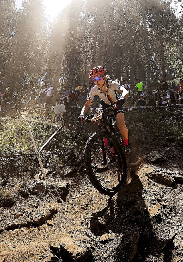 Adelheid Morath gelingen im Moment nur...e auf dem Weg zurck zu alter Strke.   | Foto: Max Fuchs