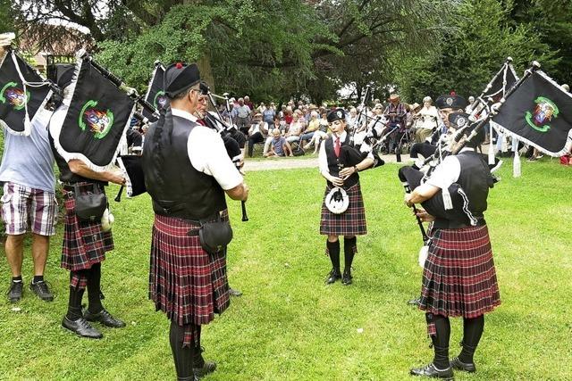 Dudelsack, Kilt und Wasser des Lebens