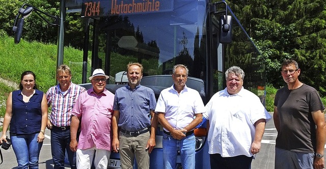 Die Buswendeplatte  bei der Wutachmhl...Freiburg, und Armin Kienzle,  Wutach.   | Foto: Landratsamt Waldshut