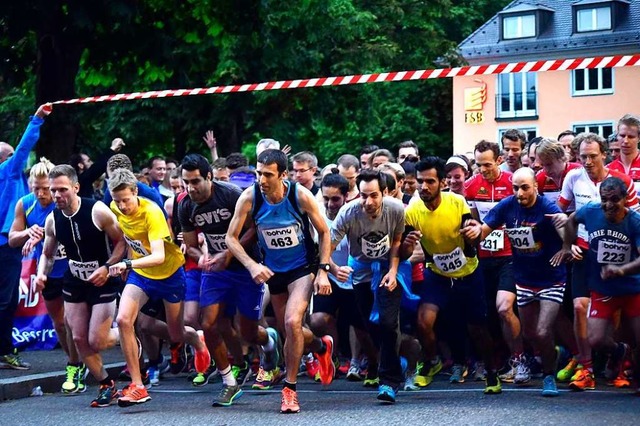 Wenn der Startschuss ertnt, gibt es k... und -lufer (Foto aus dem Jahr 2016).  | Foto: Thomas Kunz