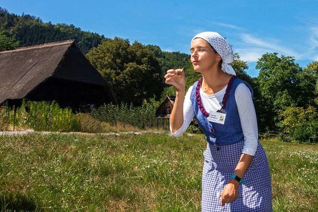 Lehrreich: Kruterspaziergang im Freilichtmuseum  | Foto: Bettina Boehme