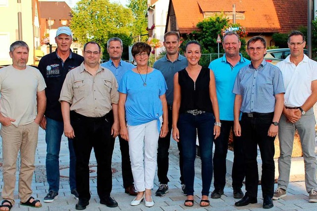 Der neue Ortschaftsrat von Ottenheim  | Foto: Reiner Beschorner