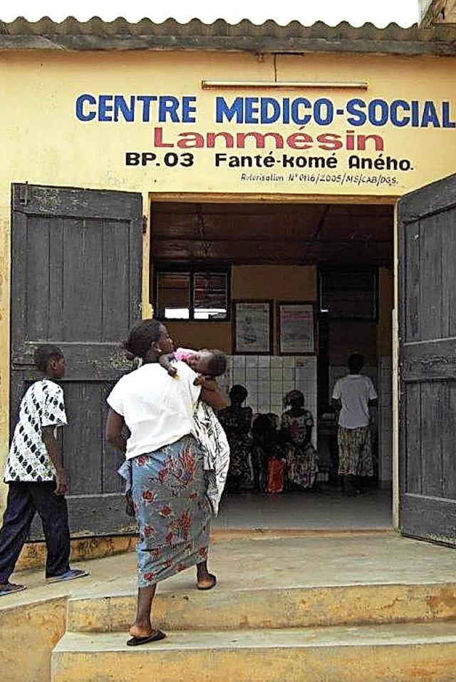 Ihr kommt der Erls des Benefizturnier... Poliklinik Lanmessin in Aneho (Togo).  | Foto: Kayigan Kouvah