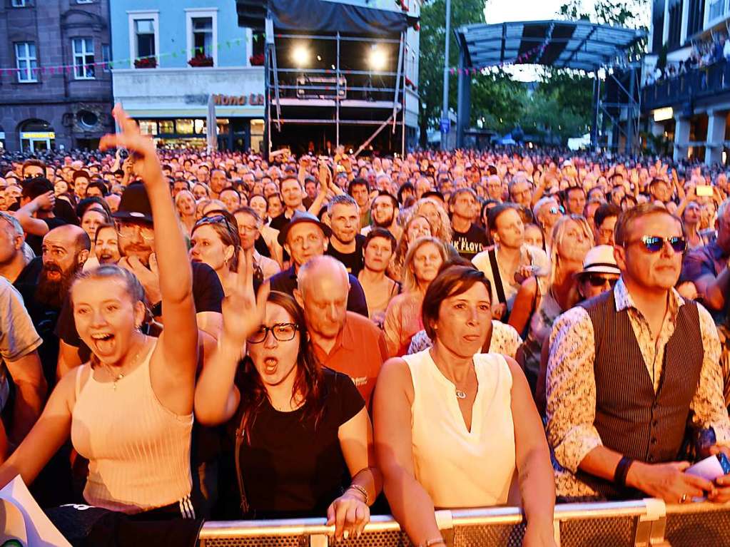 Eindrcke vom Marktplatzkonzert am Mittwochabend in Lrrach