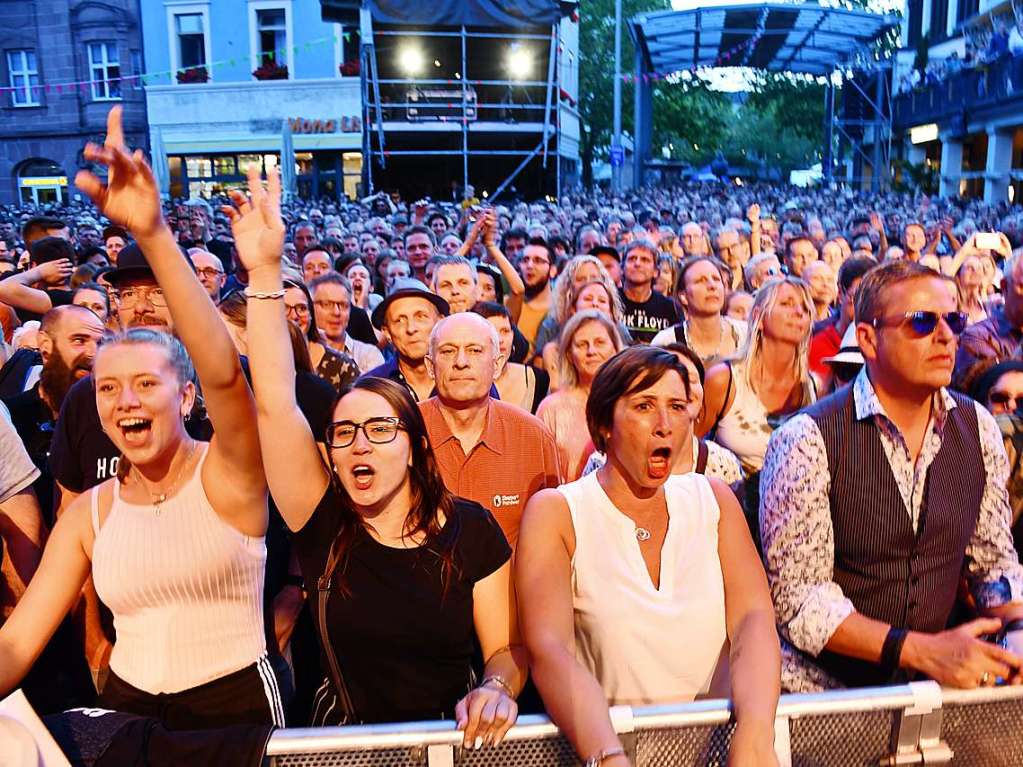 Eindrcke vom Marktplatzkonzert am Mittwochabend in Lrrach