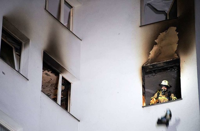 Eine vergessene Pfanne mit l auf dem ...n zu einem Wohnungsbrand (Symbolbild).  | Foto: Soeren Stache (dpa)