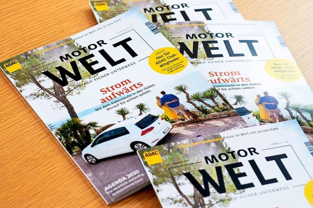 Kommt nicht mehr automatisch ins Haus ... ADAC-Mitgliederzeitschrift Motorwelt.  | Foto: Peter Neusser (dpa)