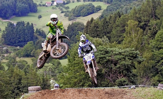Packende Rennen wird es auch dieses Wo...eim Motocross in Schweighausen geben.   | Foto: Verein