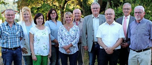 Der neue Ortschaftsrat: (von links) Kl...d Gnther, Klaus Girstl, Julius Benz.   | Foto: Reiner Beschorner