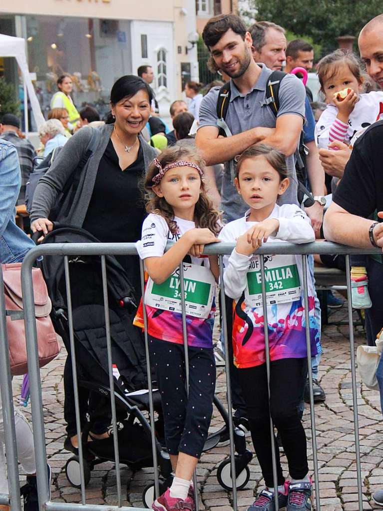 Gute Stimmung beim 15. Trompeterlauf durch Bad Sckingen