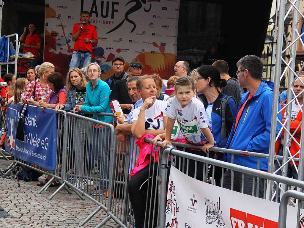 Gute Stimmung beim 15. Trompeterlauf durch Bad Sckingen