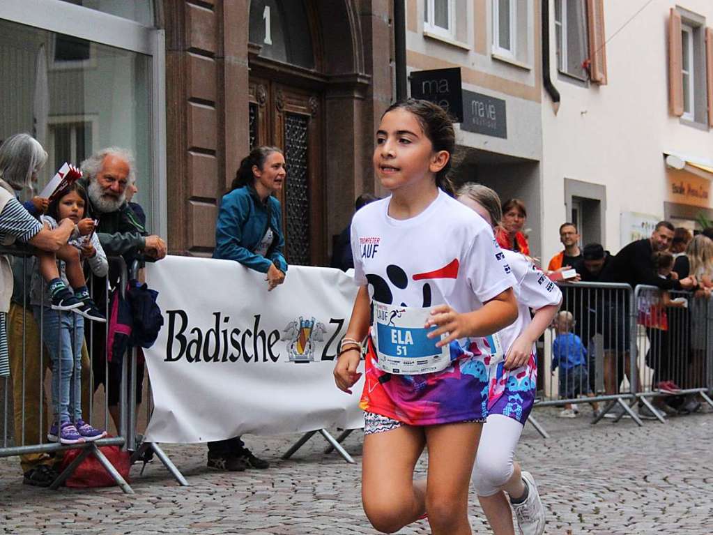 Gute Stimmung beim 15. Trompeterlauf durch Bad Sckingen