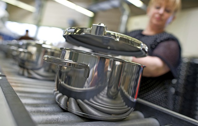 Kein Druck mehr im Topf bei WMF in Geislingen  | Foto: Uwe Anspach (dpa)