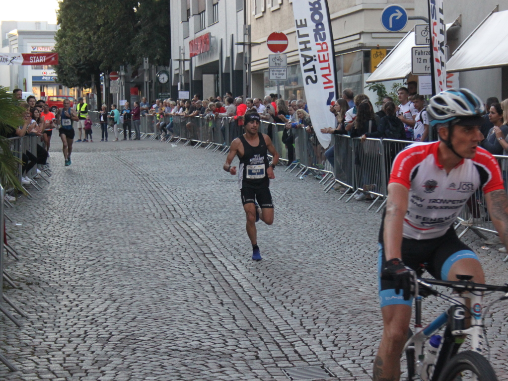 Gute Stimmung beim 15. Trompeterlauf durch Bad Sckingen