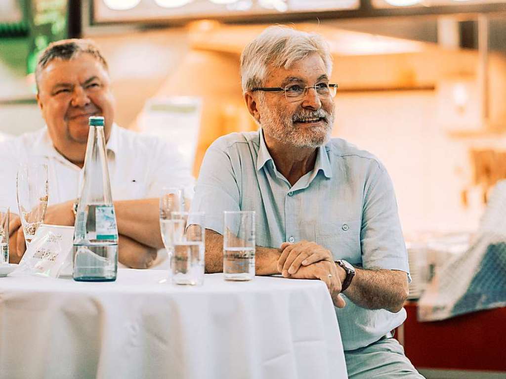 BZ-Verleger Christian Hodeige (l.) und Thomas Hauser.