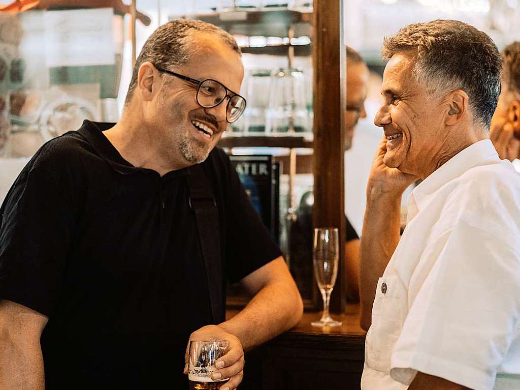 Peter Disch (Kultur, l.) und Uwe Mauch (Leiter der Freiburger Stadtredaktion).